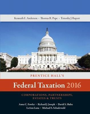 Book cover for Pearson's Federal Taxation 2016 Corporations, Partnerships, Estates & Trusts (Subscription)