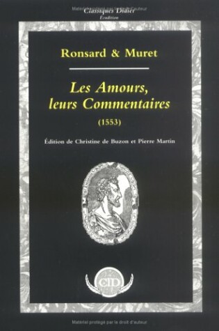 Cover of Les Amours, Leurs Commentaires (1553)
