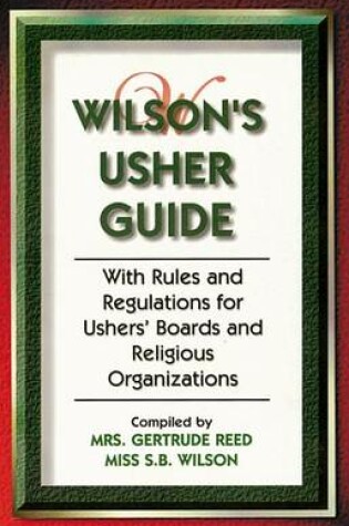 Cover of Wilson's Usher Guide