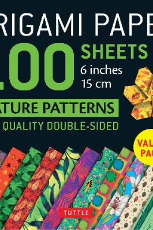 Cover of Origami Paper 100 sheets Nature Patterns 6 inch (15 cm)