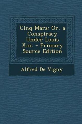 Cover of Cinq-Mars