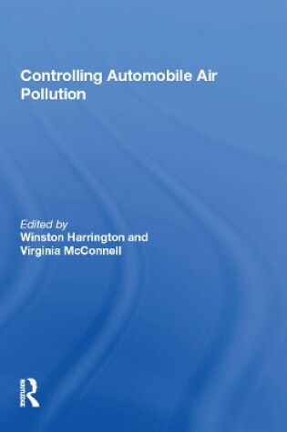 Cover of Controlling Automobile Air Pollution