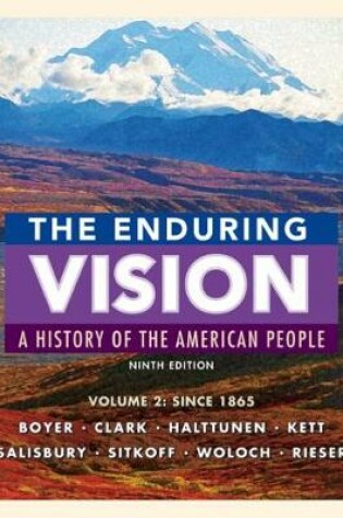 Cover of The Enduring Vision, Volume II: Since 1865