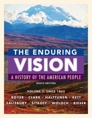 Book cover for The Enduring Vision, Volume II: Since 1865