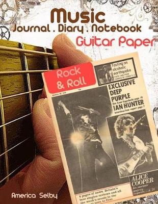 Book cover for Music Journal . Diary . Notebook, For Guitar Music