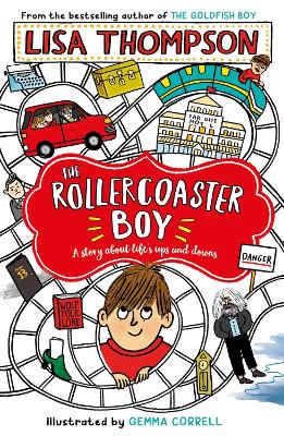 Book cover for The Rollercoaster Boy