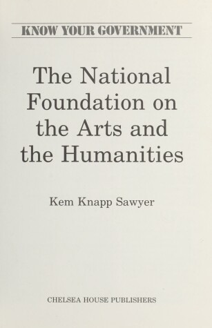 Cover of National Foundation on the Arts and the Humanities