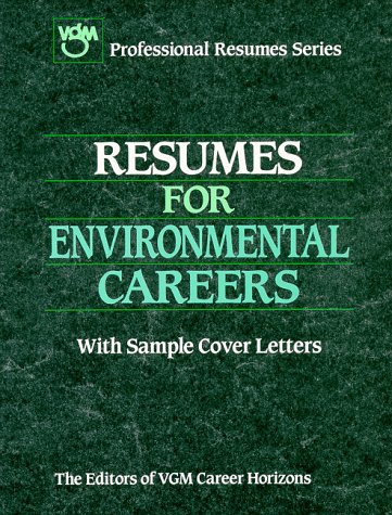 Cover of Resumes for Environmental Careers