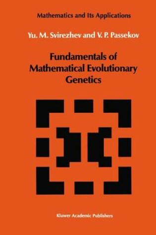 Cover of Fundamentals of Mathematical Evolutionary Genetics