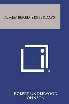 Book cover for Remembered Yesterdays