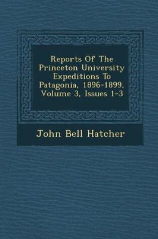 Cover of Reports of the Princeton University Expeditions to Patagonia, 1896-1899, Volume 3, Issues 1-3