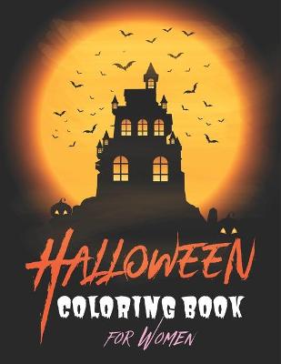 Book cover for Halloween Coloring Book for Women