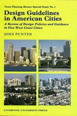 Cover of Design Guidelines in American Cities