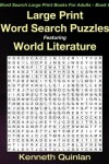 Book cover for Large Print Word Search Puzzles Featuring World Literature