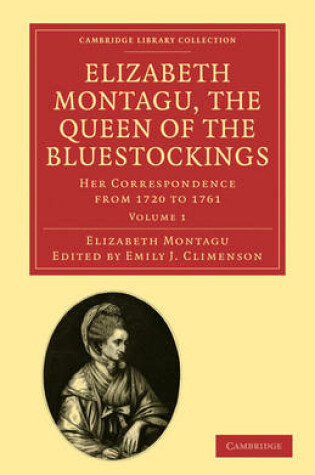 Cover of Elizabeth Montagu, the Queen of the Bluestockings