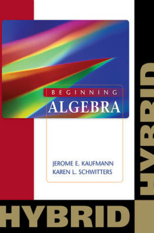 Cover of Beginning Algebra: Hybrid