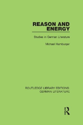 Cover of Reason and Energy