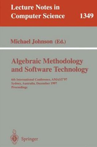 Cover of Algebraic Methodology and Software Technology