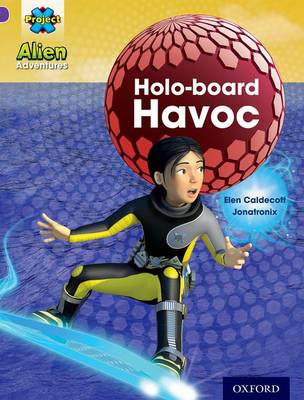 Book cover for Alien Adventures: Purple: Holo-Board Havoc