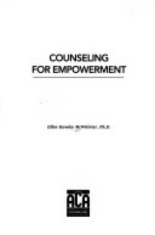 Cover of Counseling for Empowerment