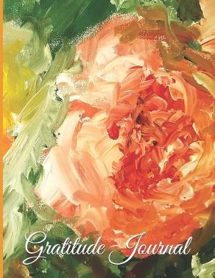 Book cover for Gratitude Journal - Peach Peony
