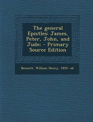 Book cover for The General Epistles