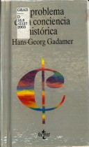 Book cover for Problema de La Conciencia Historica