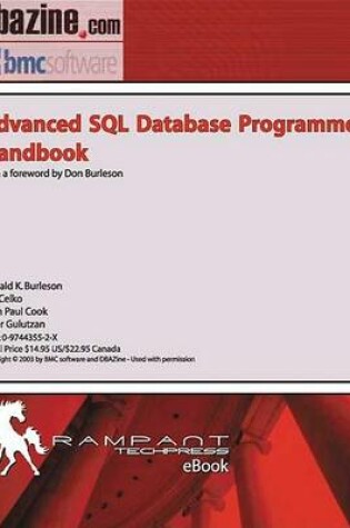 Cover of Advanced SQL Database Programmer Handbook