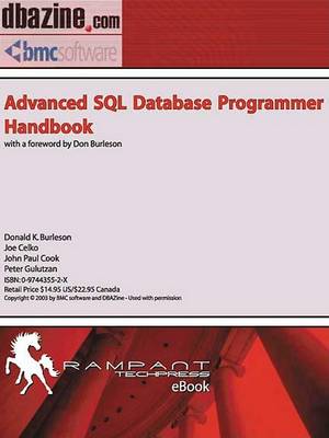 Book cover for Advanced SQL Database Programmer Handbook