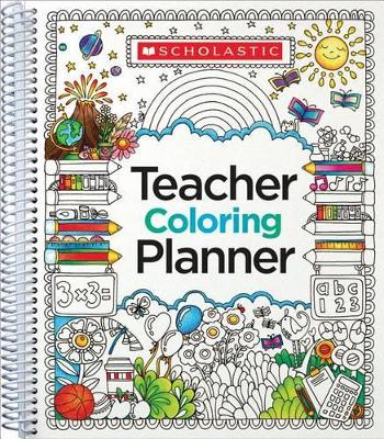 Book cover for Teacher Coloring Planner