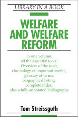 Book cover for Welfare and Welfare Reform