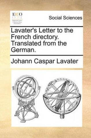 Cover of Lavater's Letter to the French Directory. Translated from the German.