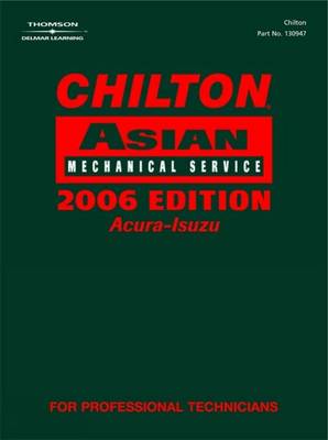 Book cover for Chilton 2006 Asian Mechanical Service Series