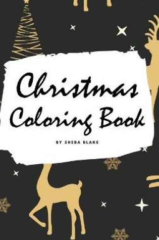 Cover of Christmas Coloring Book for Adults (Small Hardcover Adult Coloring Book)