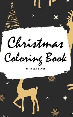 Book cover for Christmas Coloring Book for Adults (Small Hardcover Adult Coloring Book)