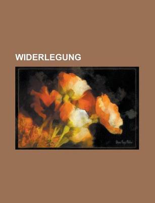 Book cover for Widerlegung