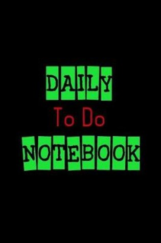 Cover of Daily To Do Notebook