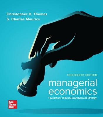 Book cover for Managerial Economics: Foundations of Business Analysis and Strategy