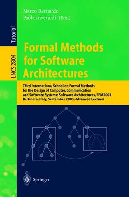 Cover of Formal Methods for Software Architectures