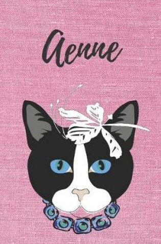 Cover of personalisiertes Notizbuch Katze / Notizheft / Journal / Malbuch / Tagebuch / Kritzelbuch / DIN A5 / Geschenk Aenne