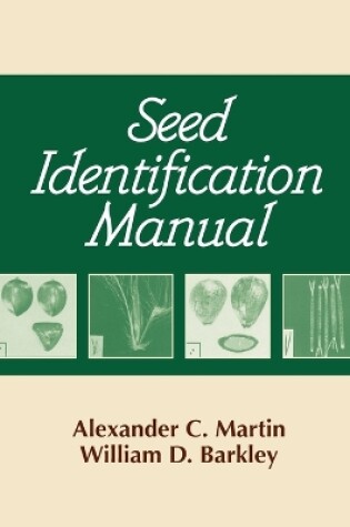 Cover of Seed Identification Manual