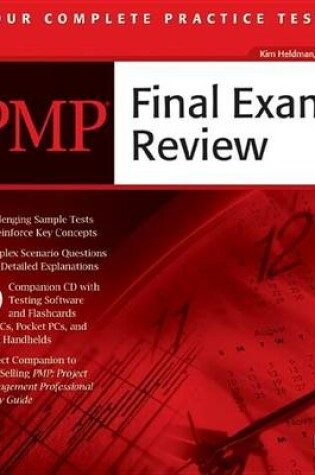 Cover of Pmp Final Exam Review