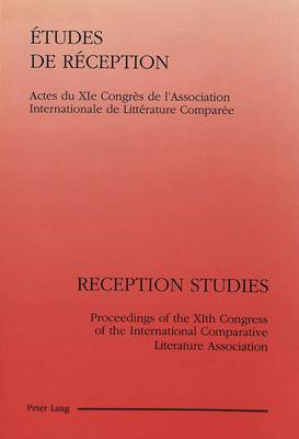 Cover of Reception Studies