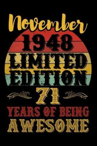 Cover of November 1948 Limited Edition 71 Years Of Being Awesome