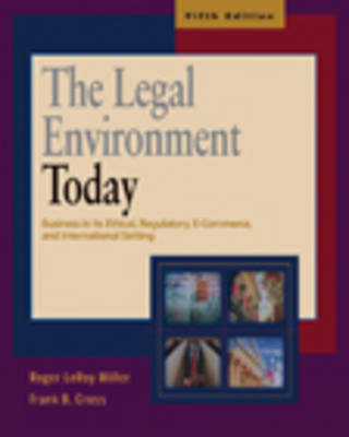 Book cover for The Legal Environment Today Corporate Finance