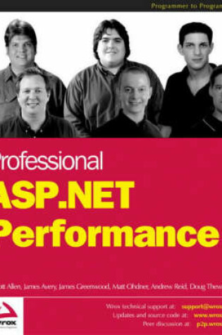 Cover of Professional ASP.NET Performance