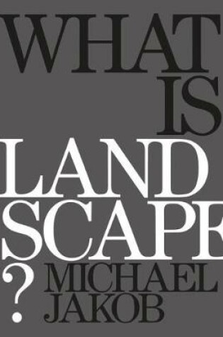 Cover of What is Landscape