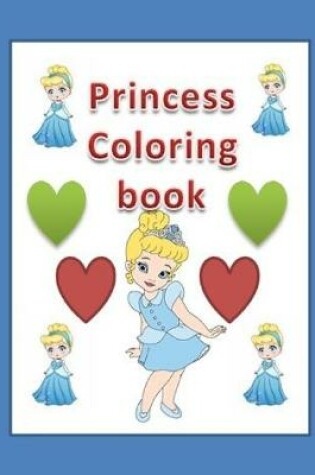 Cover of princess coloring book