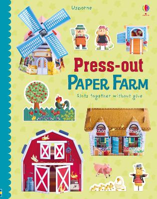 Book cover for Press-out Paper Farm