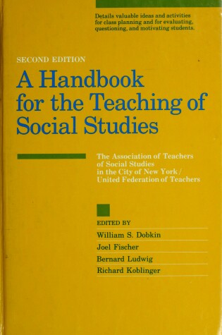 Cover of A Handbook for the Teaching of Social Studies